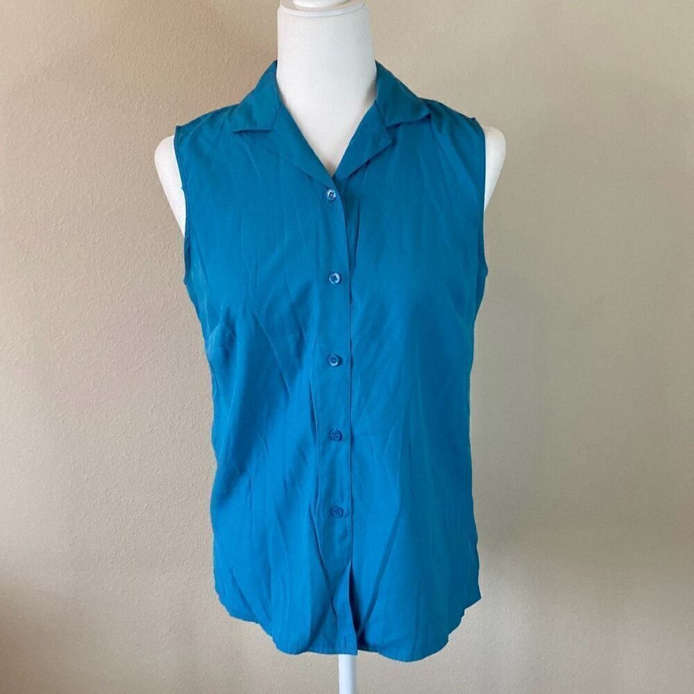 Karen Scott Sleeveless Blouse‎ Size Small (F2)